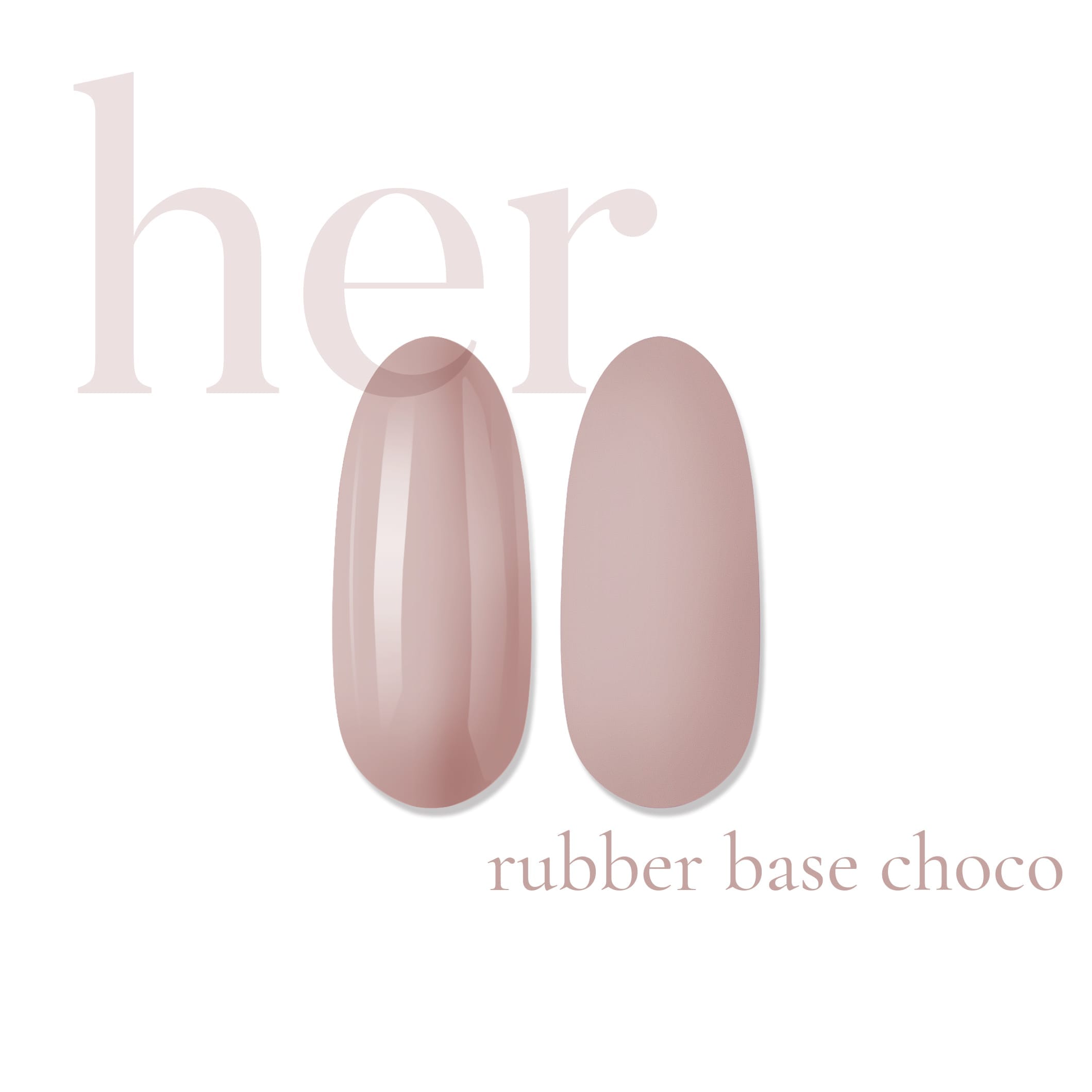 Rubber Base Coat CHOCO