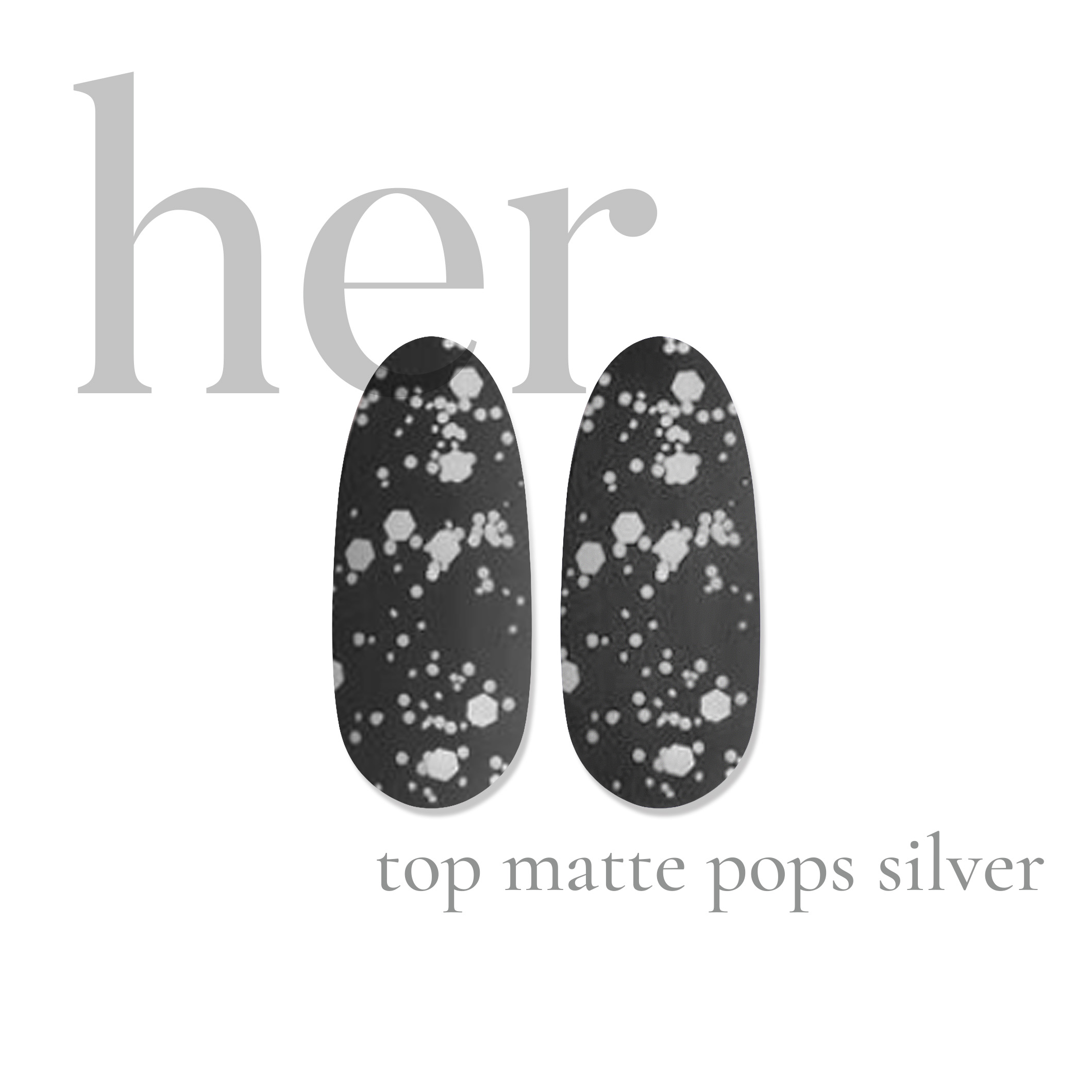 Top Mattes POPS SILBER